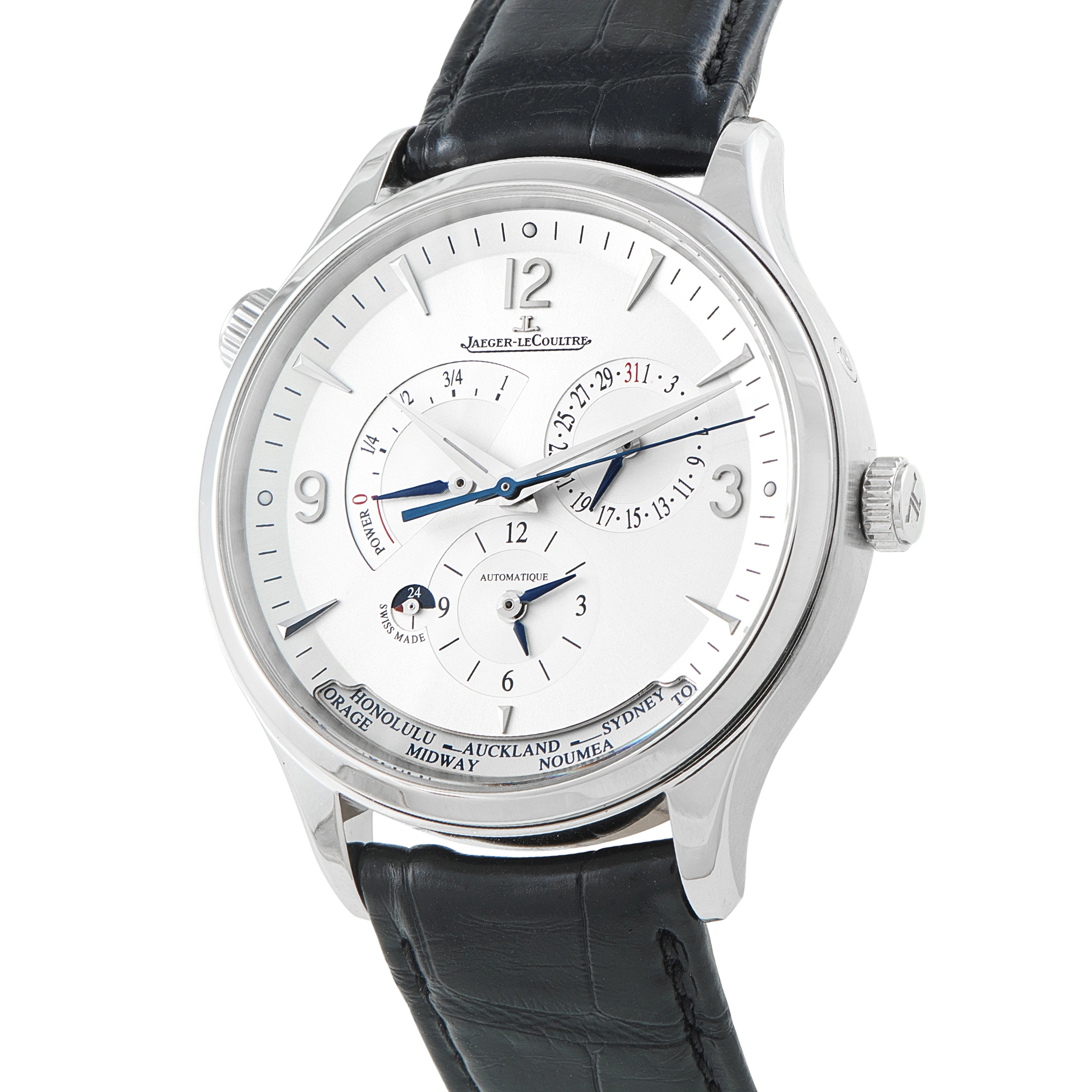 Jaeger-LeCoultre Master Control Geographic Steel Watch Q4128420 - Image 2