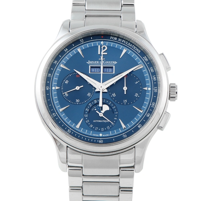 Jaeger-LeCoultre Master Control Chronograph Calendar Steel Watch Q4138180