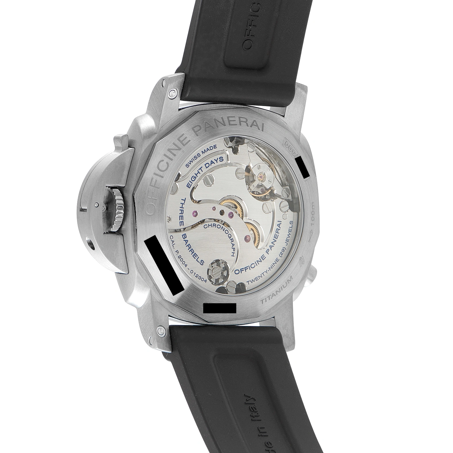 Officine Panerai Luminor 1950 8-Days Chrono Monopulsante GMT Titanium Watch PAM00311 - Image 3