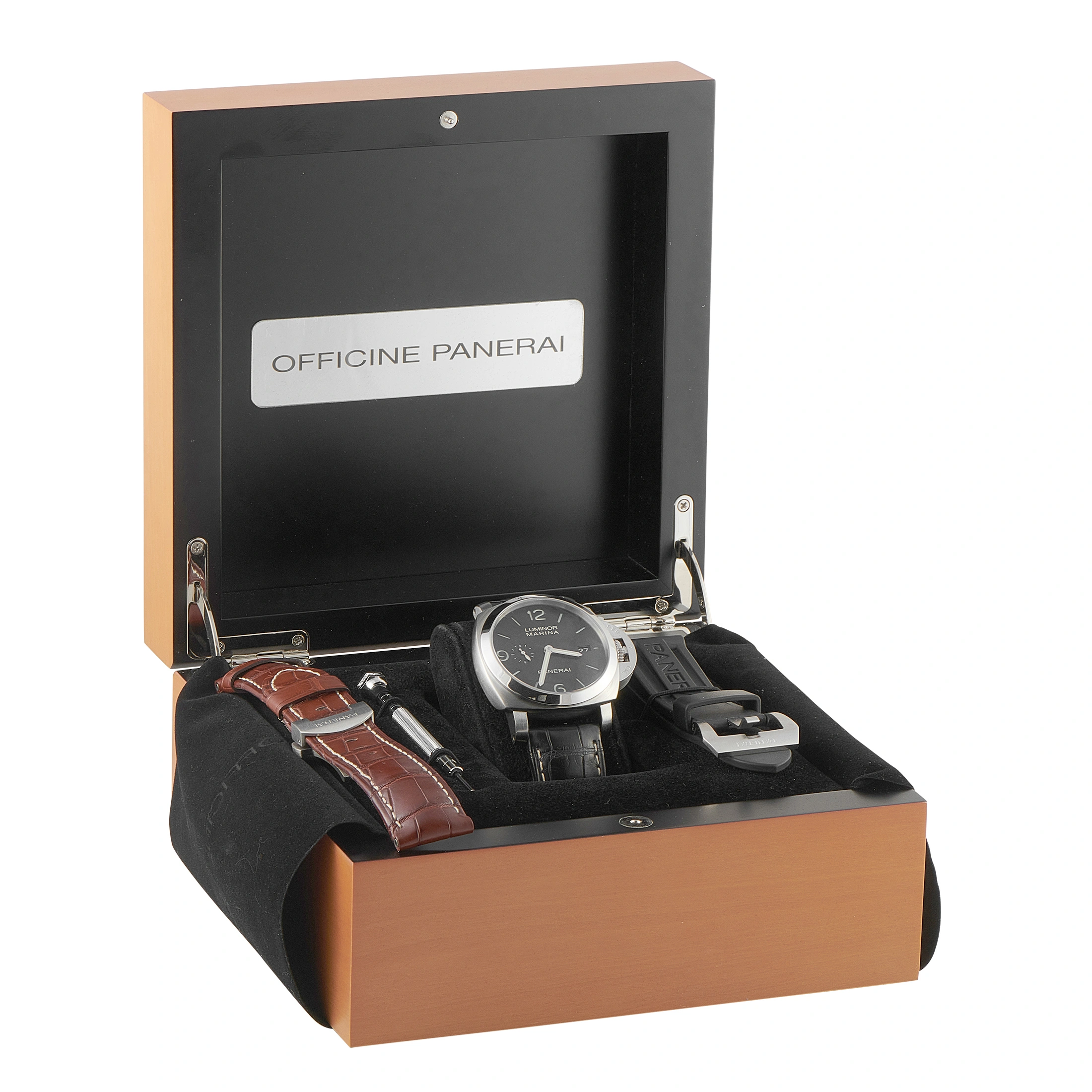 Officine Panerai Luminor 1950 3 Days Steel Watch PAM00312 - Image 6