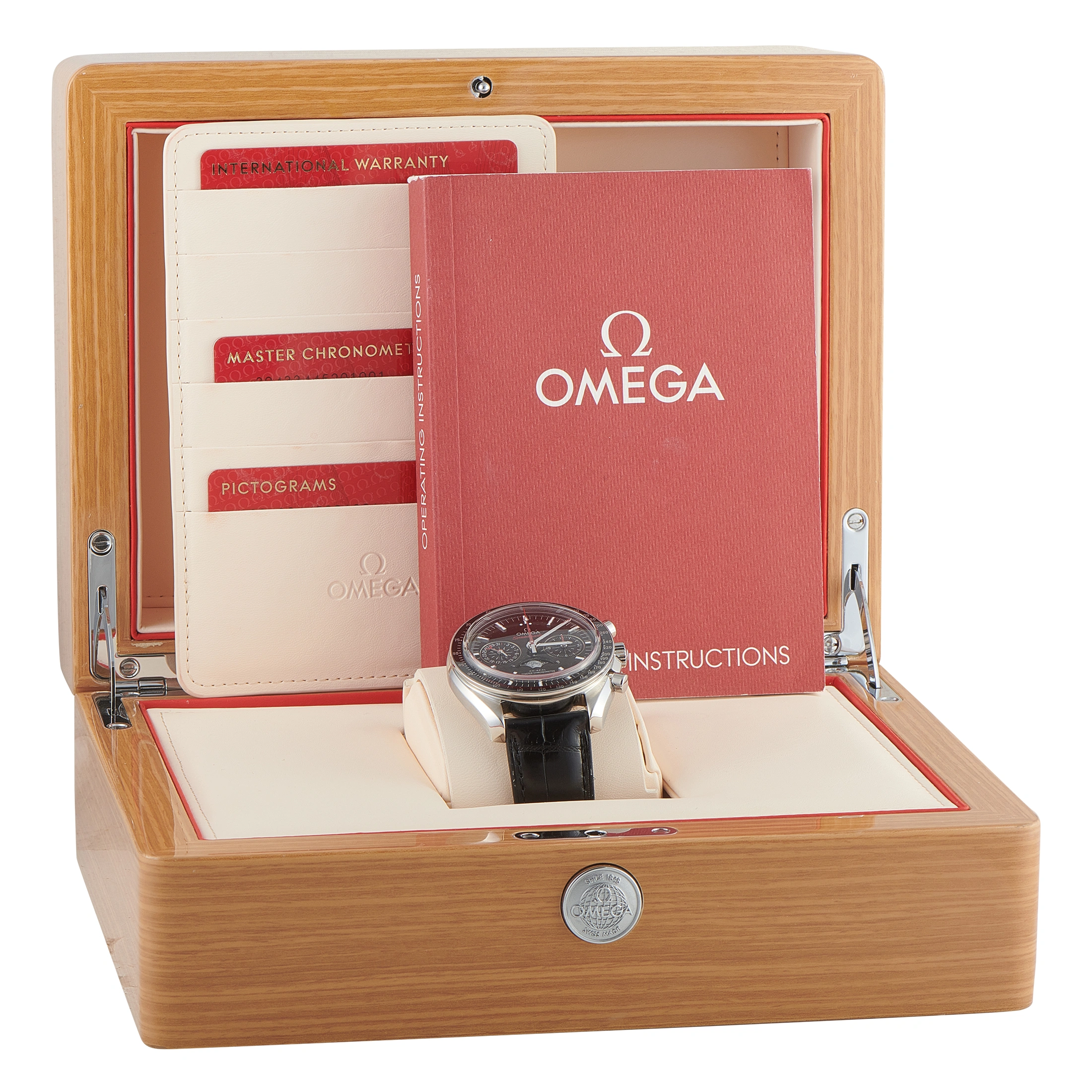 Omega Speedmaster Moon Phase Steel Watch 304.33.44.52.01.001 - Image 5
