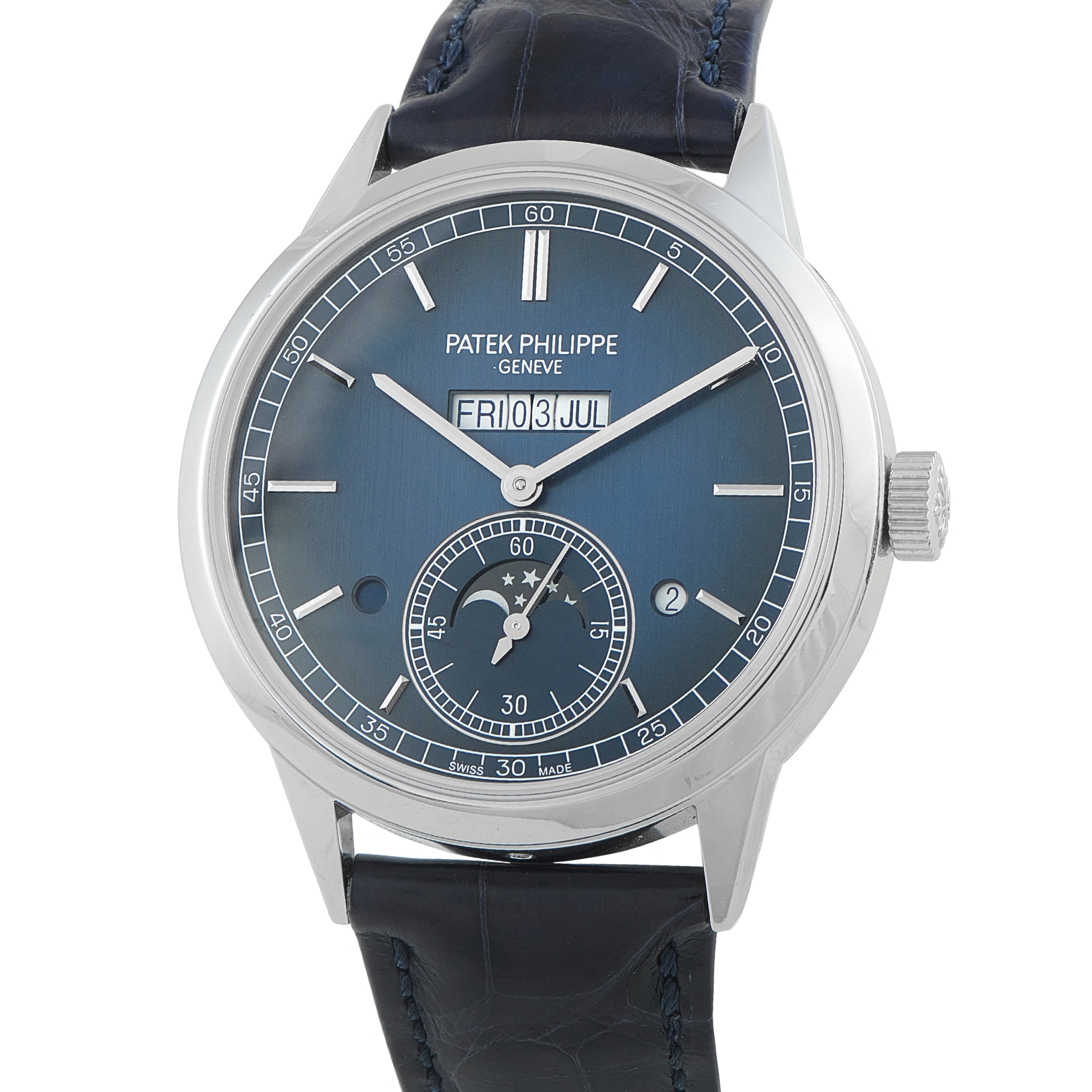 Patek Philippe In-Line Perpetual Calendar Platinum Watch 5236P-001 - Image 2