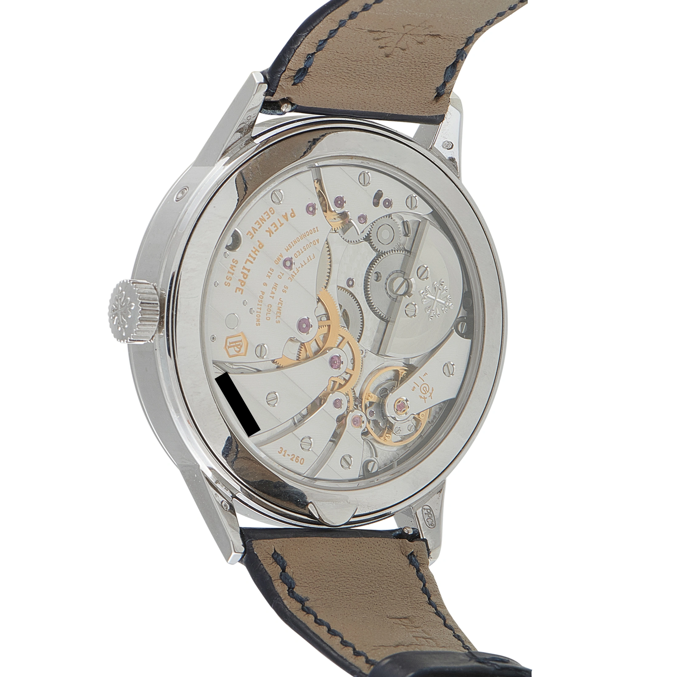 Patek Philippe In-Line Perpetual Calendar Platinum Watch 5236P-001 - Image 3