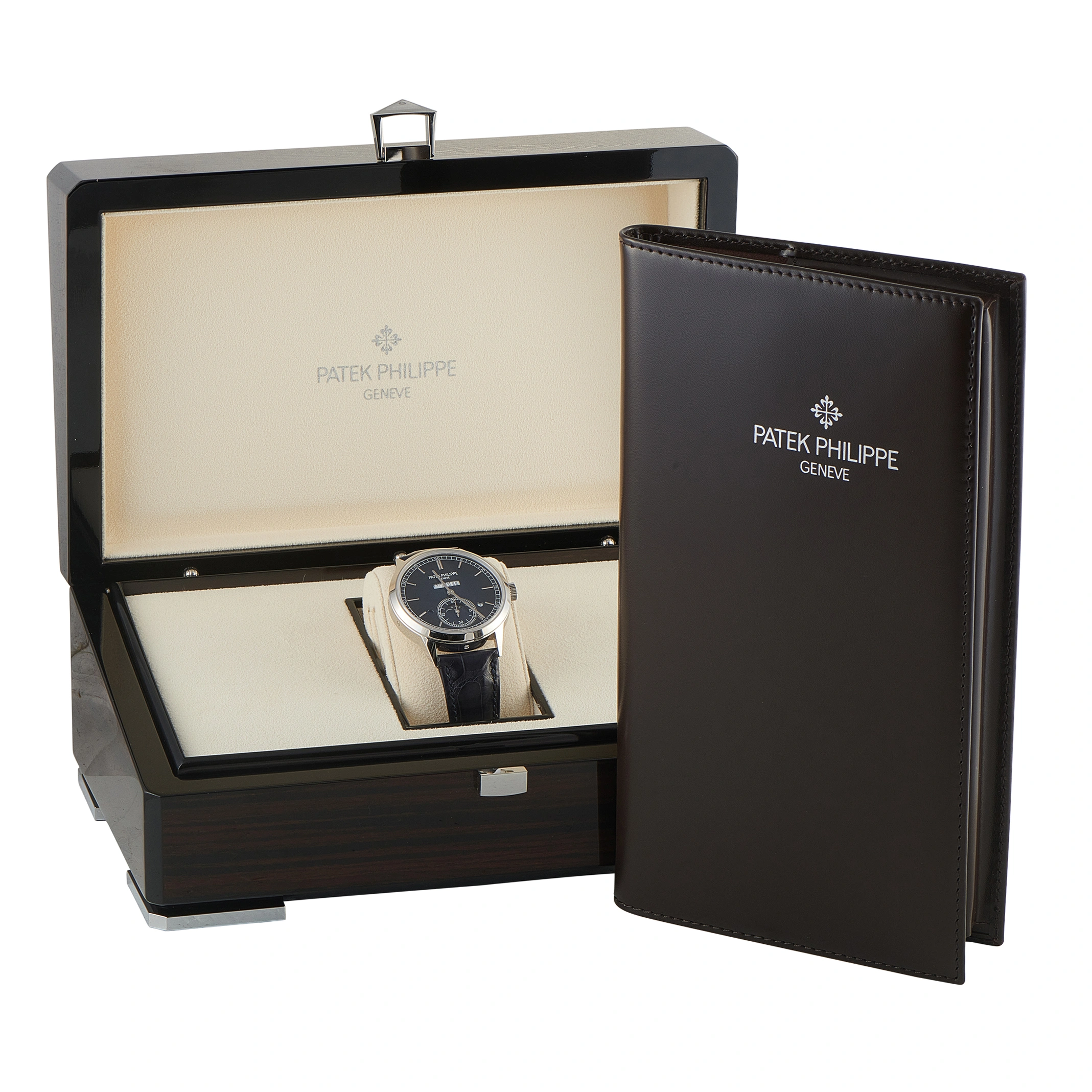 Patek Philippe In-Line Perpetual Calendar Platinum Watch 5236P-001 - Image 5