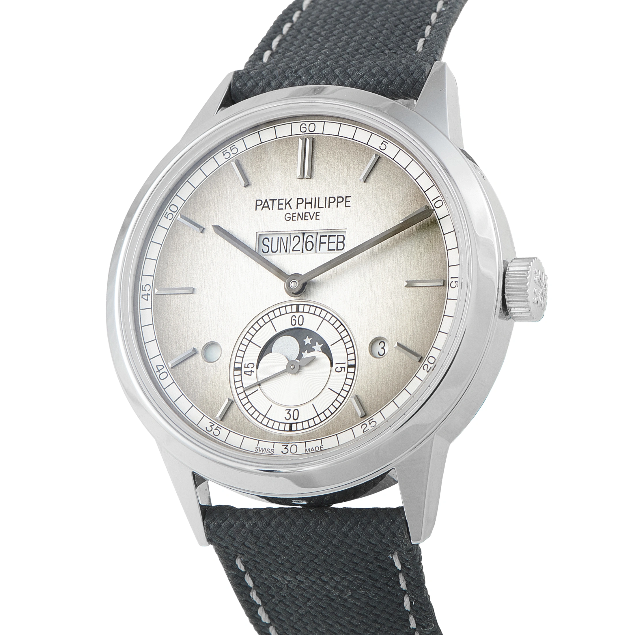 Patek Philippe Grand Complications In-Line Perpetual Calendar Platinum Watch 5236P-011 - Image 2