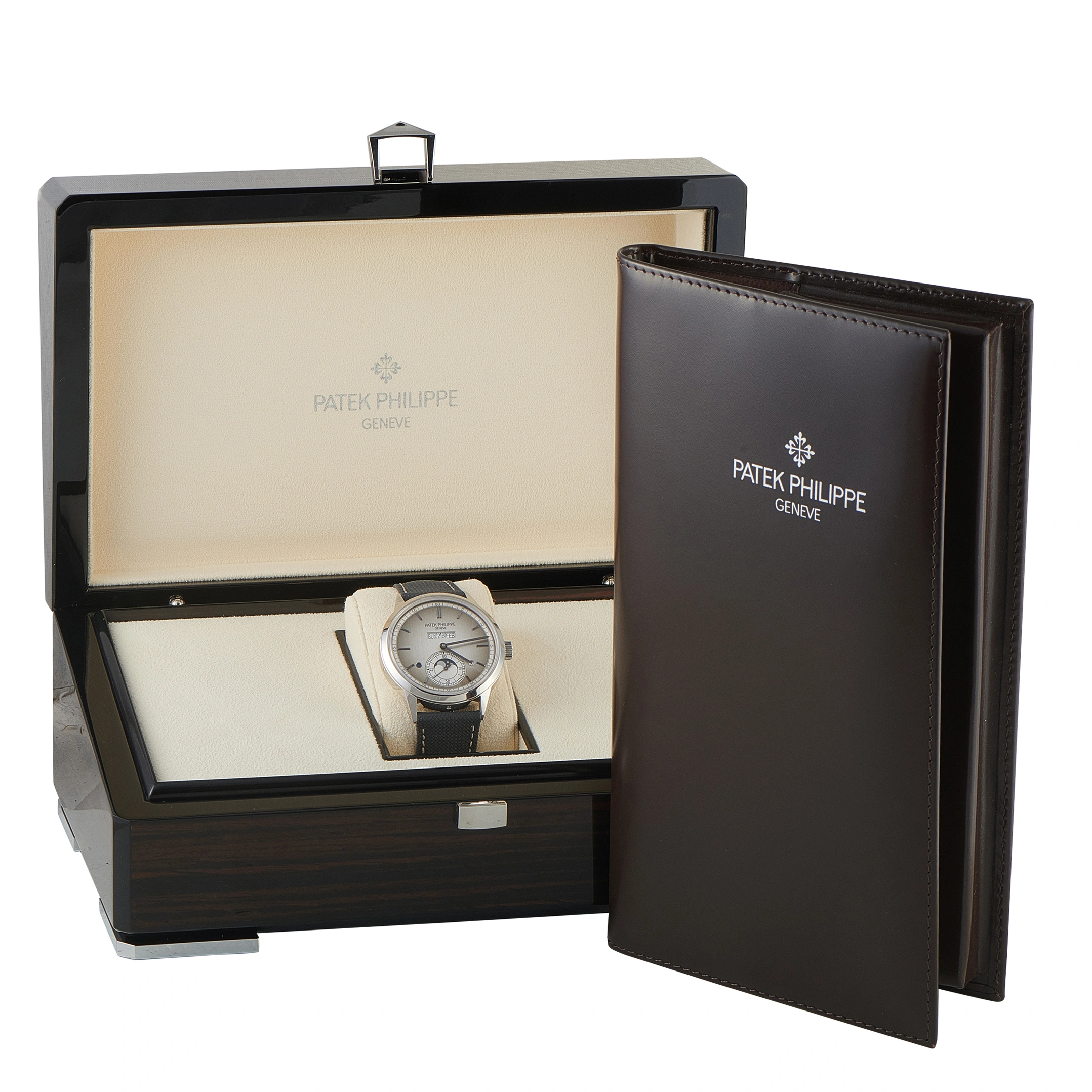 Patek Philippe Grand Complications In-Line Perpetual Calendar Platinum Watch 5236P-011 - Image 5