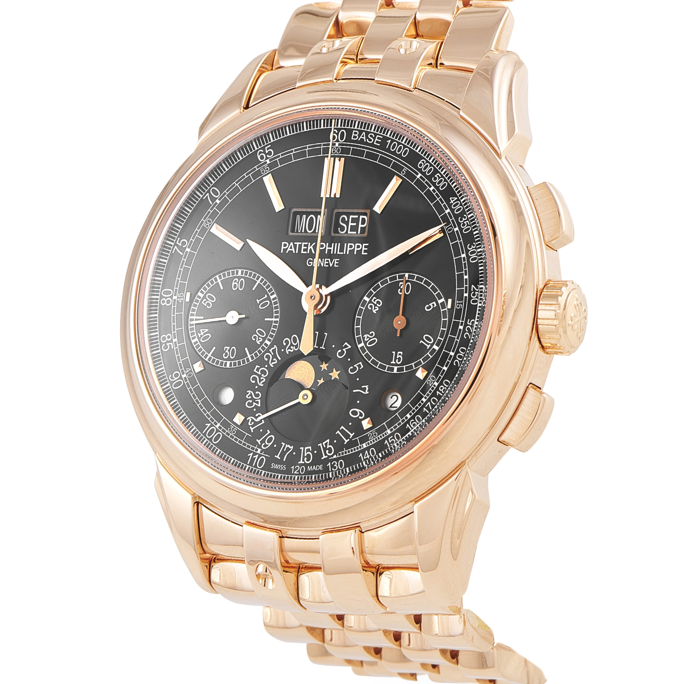 Patek Philippe Grand Complications Perpetual Calendar Chronograph Rose Gold Watch 5270/1R-001 - Image 2