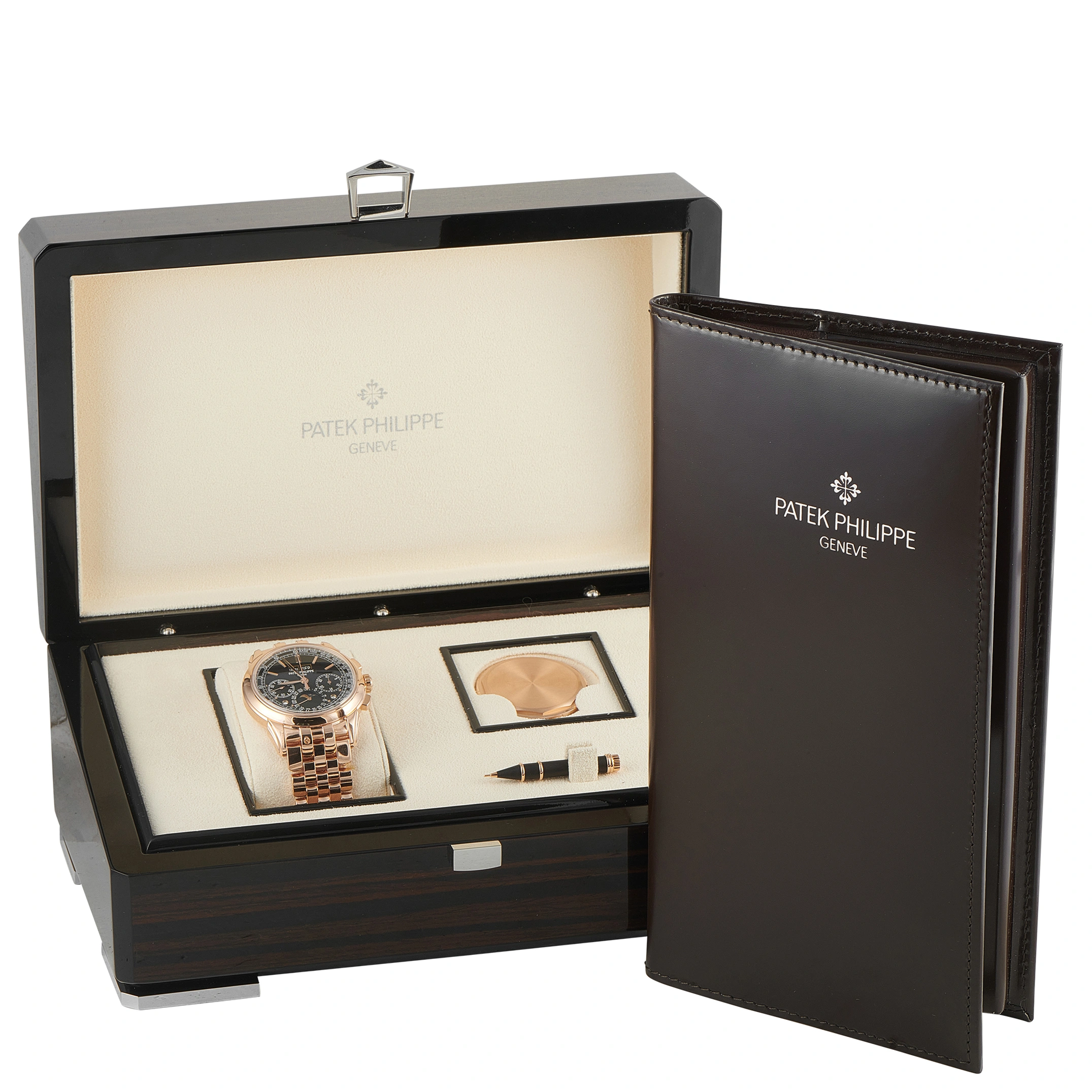 Patek Philippe Grand Complications Perpetual Calendar Chronograph Rose Gold Watch 5270/1R-001 - Image 5