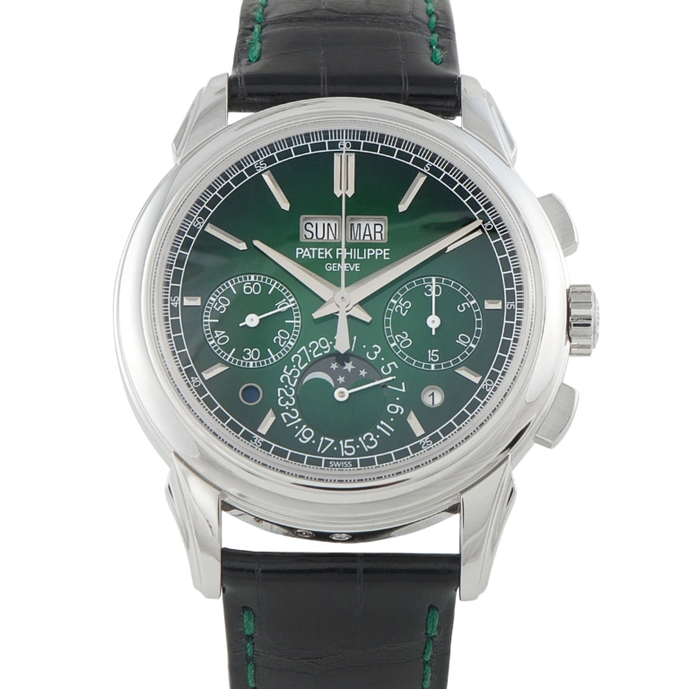 Patek Philippe Grand Complications Perpetual Calendar Platinum Chronograph Watch 5270p-014