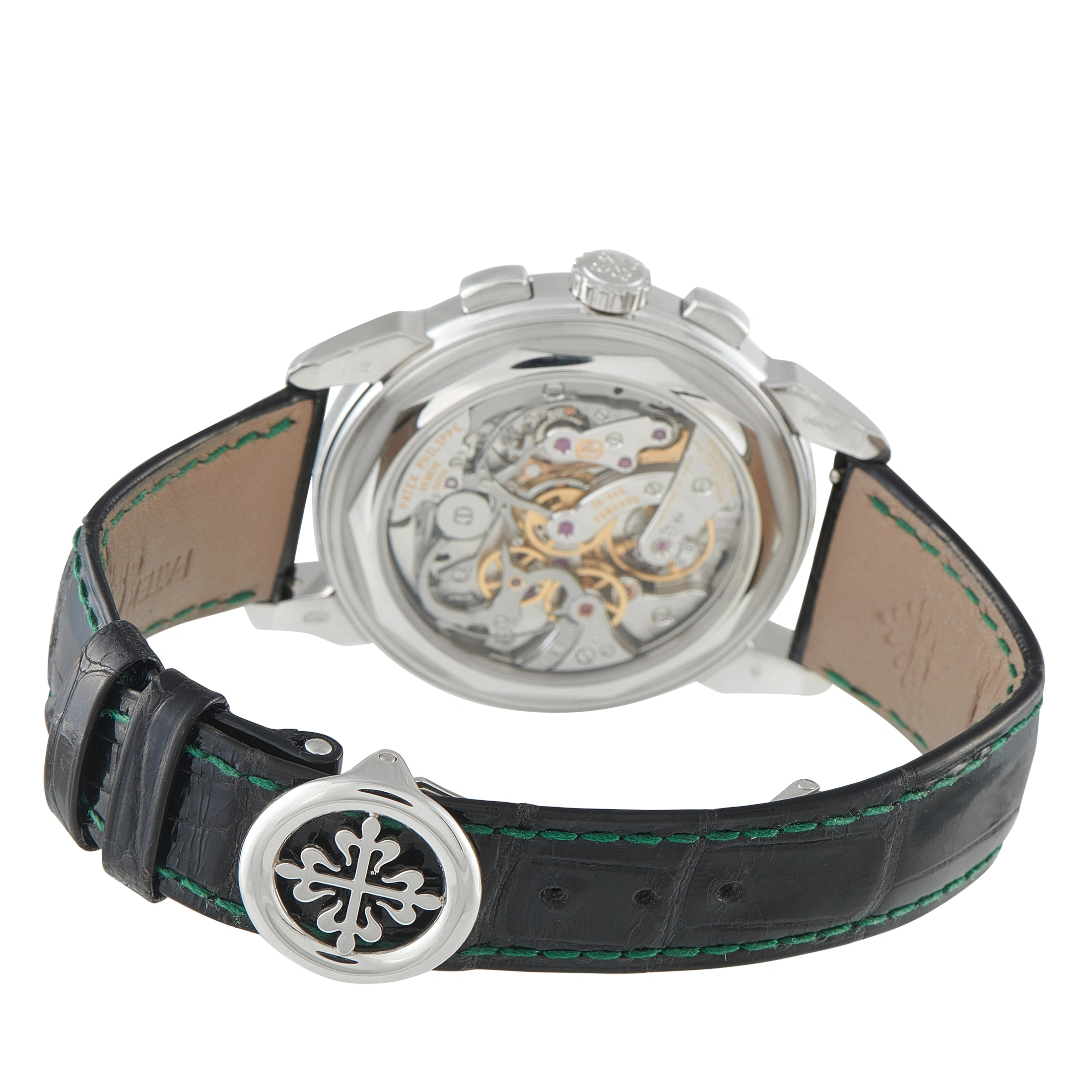Patek Philippe Grand Complications Perpetual Calendar Platinum Chronograph Watch 5270p-014 - Image 4