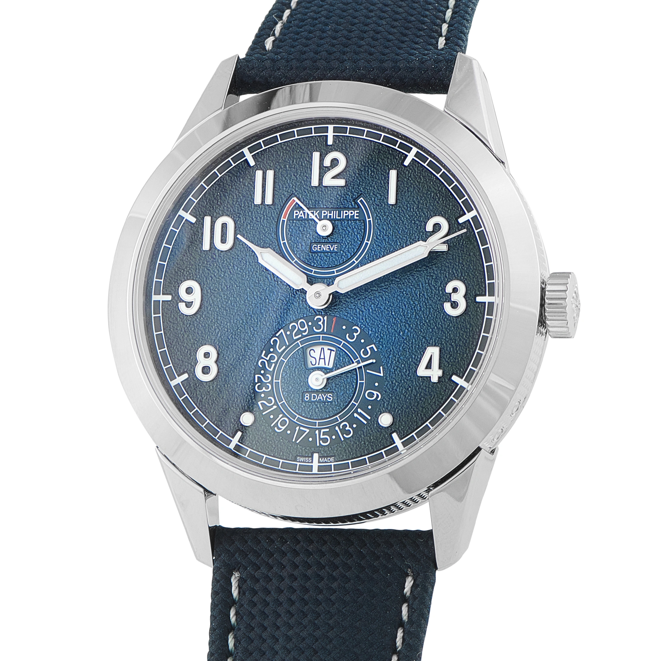 Patek Philippe Calatrava 8-Day White Gold Watch 5328G-001 - Image 2