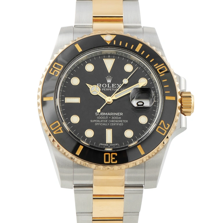Rolex Submariner Date Yellow Rolesor Watch 116613LN