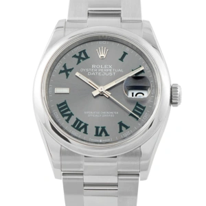 Rolex Datejust 36 Wimbledon Dial Steel Watch 126200