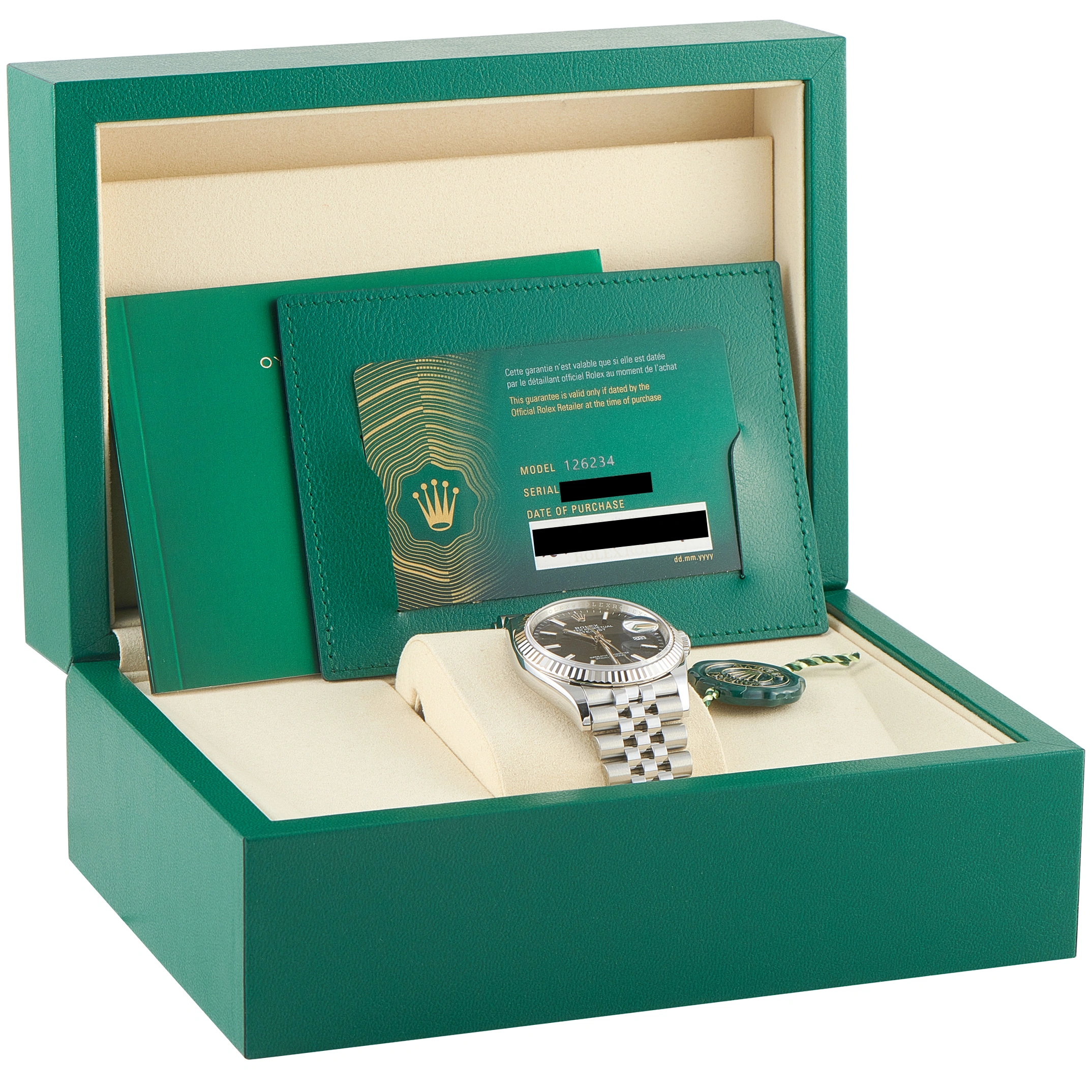 Rolex Datejust 36 Blue Dial Jubilee White Rolesor Watch 126234 - Image 5