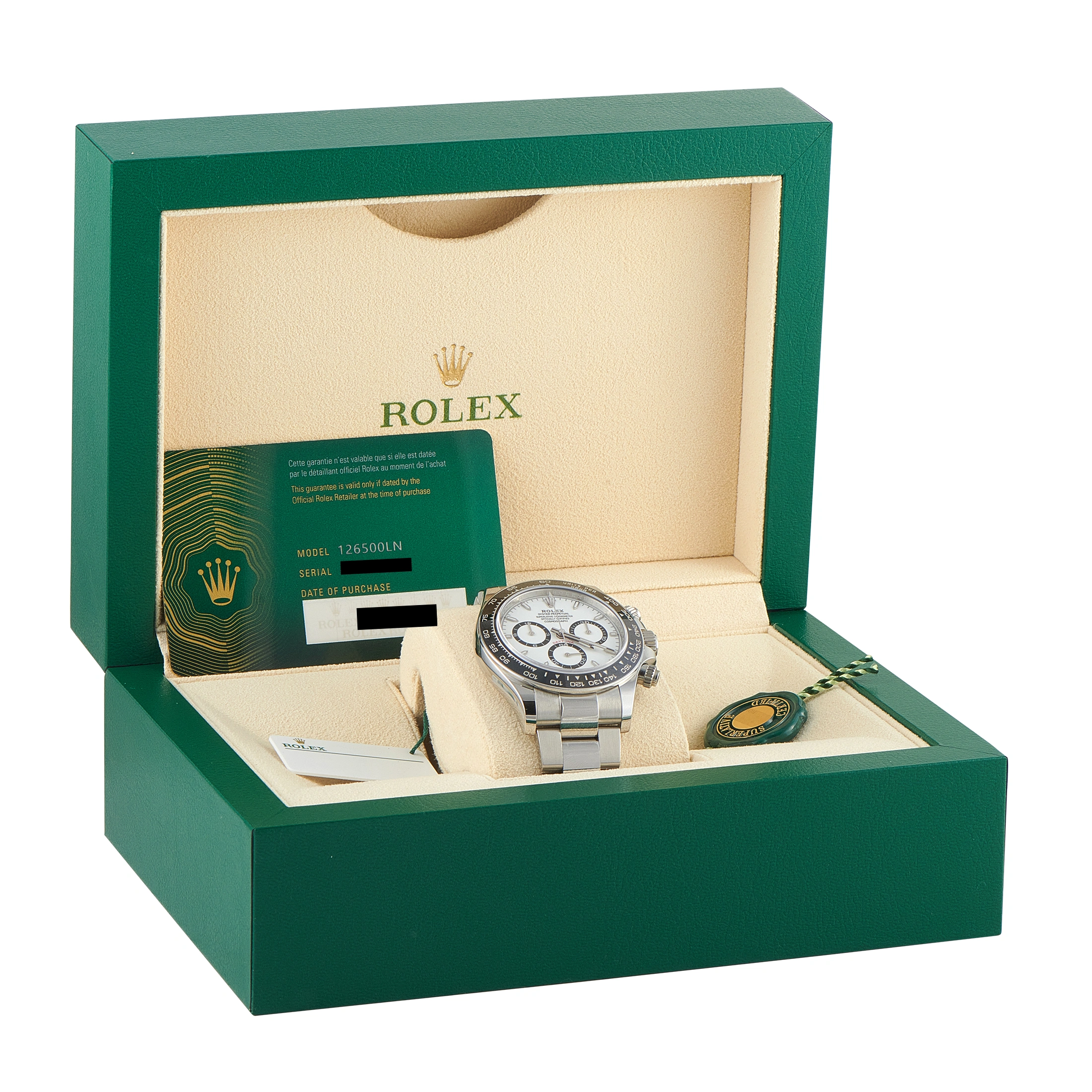 Rolex Cosmograph Daytona White Dial Watch 126500LN - Image 5