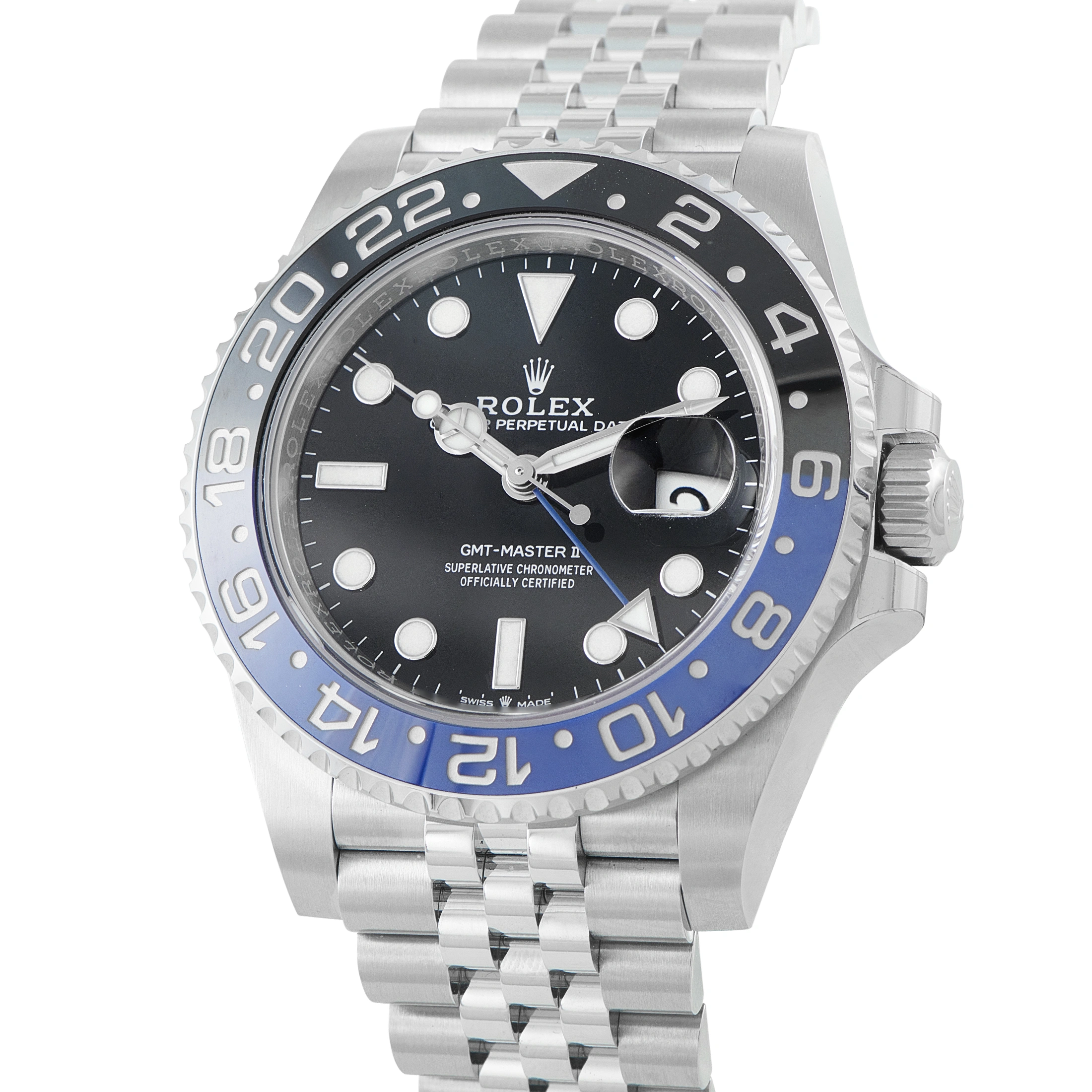 Rolex GMT-Master II "Batgirl" Jubilee Watch 126710BLNR - Image 2