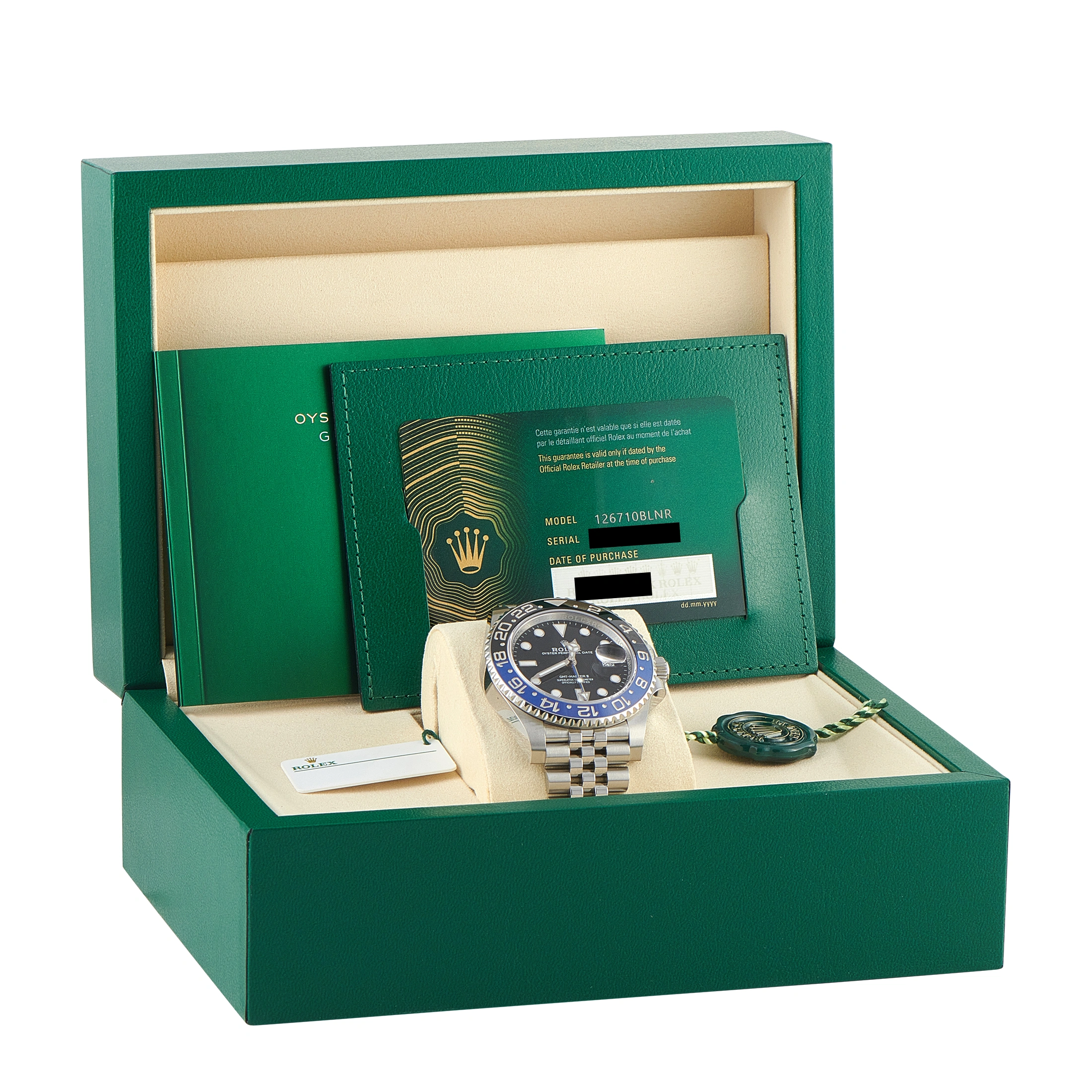 Rolex GMT-Master II "Batgirl" Jubilee Watch 126710BLNR - Image 5