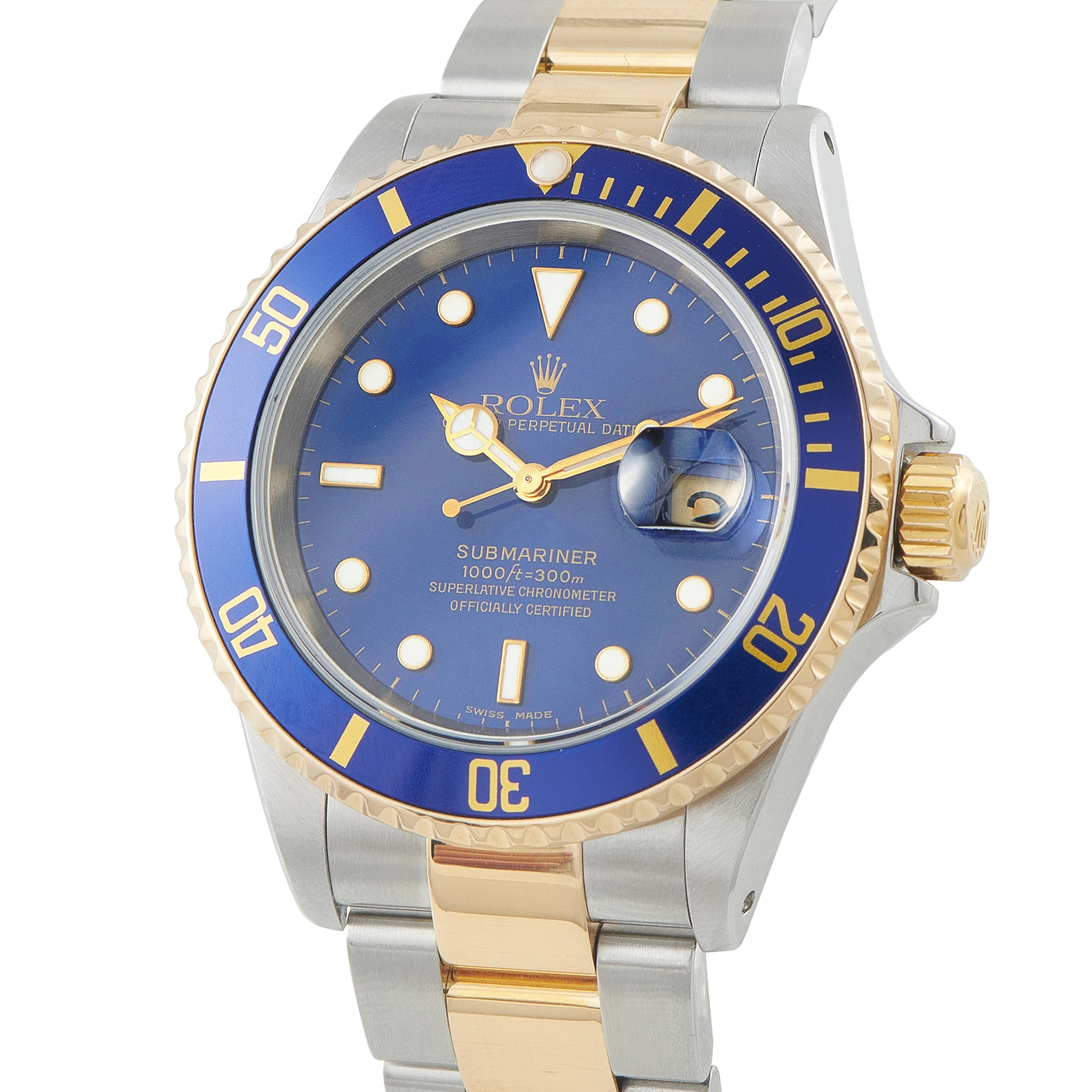 Rolex Submariner Date Two-Tone Watch 16613 - Image 2