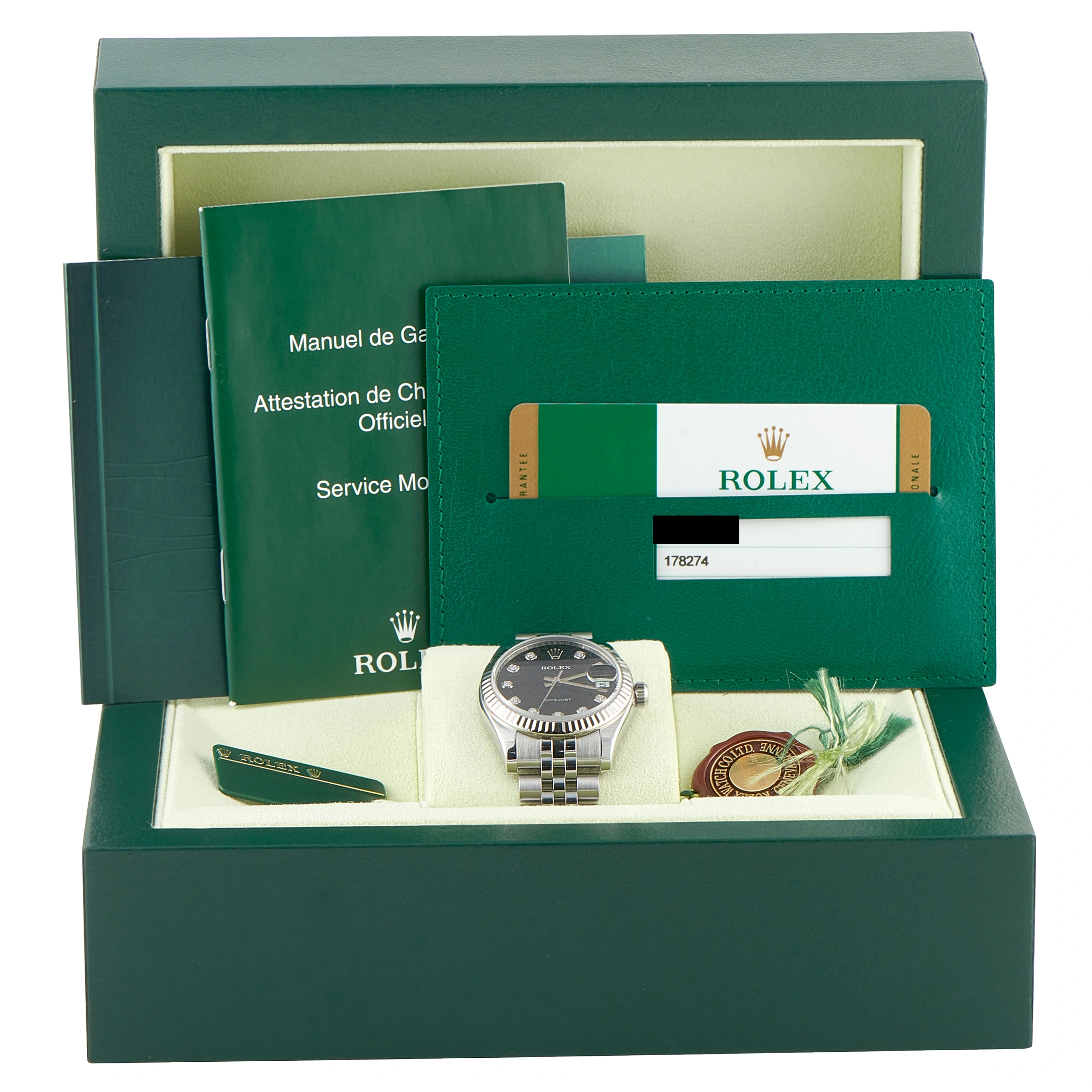 Rolex Datejust 31 "Computer Dial" Diamond Dial Jubilee Watch 178274 - Image 5