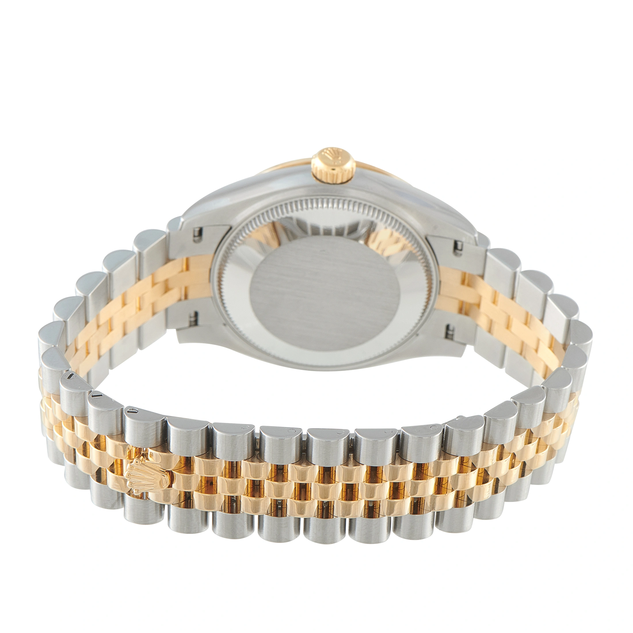 Rolex Datejust 31 Dark Gray with Diamond Dial Jubilee Yellow Rolesor Watch 278273 - Image 4