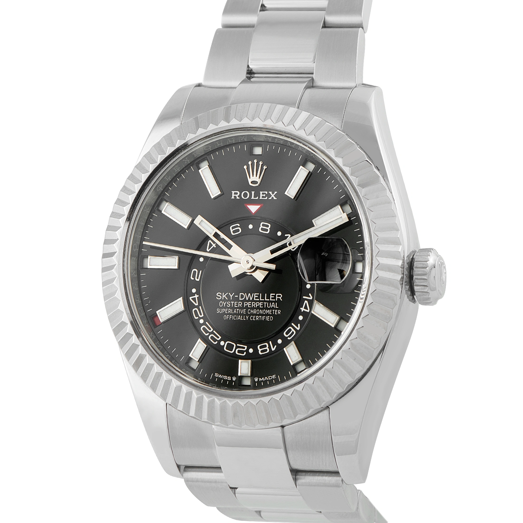Rolex Sky-Dweller Black Dial White Rolesor Watch 336934 - Image 2