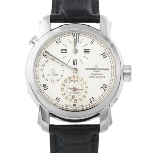 Vacheron Constantin Malte Dual Time Regulator White Gold Watch 42005/000G
