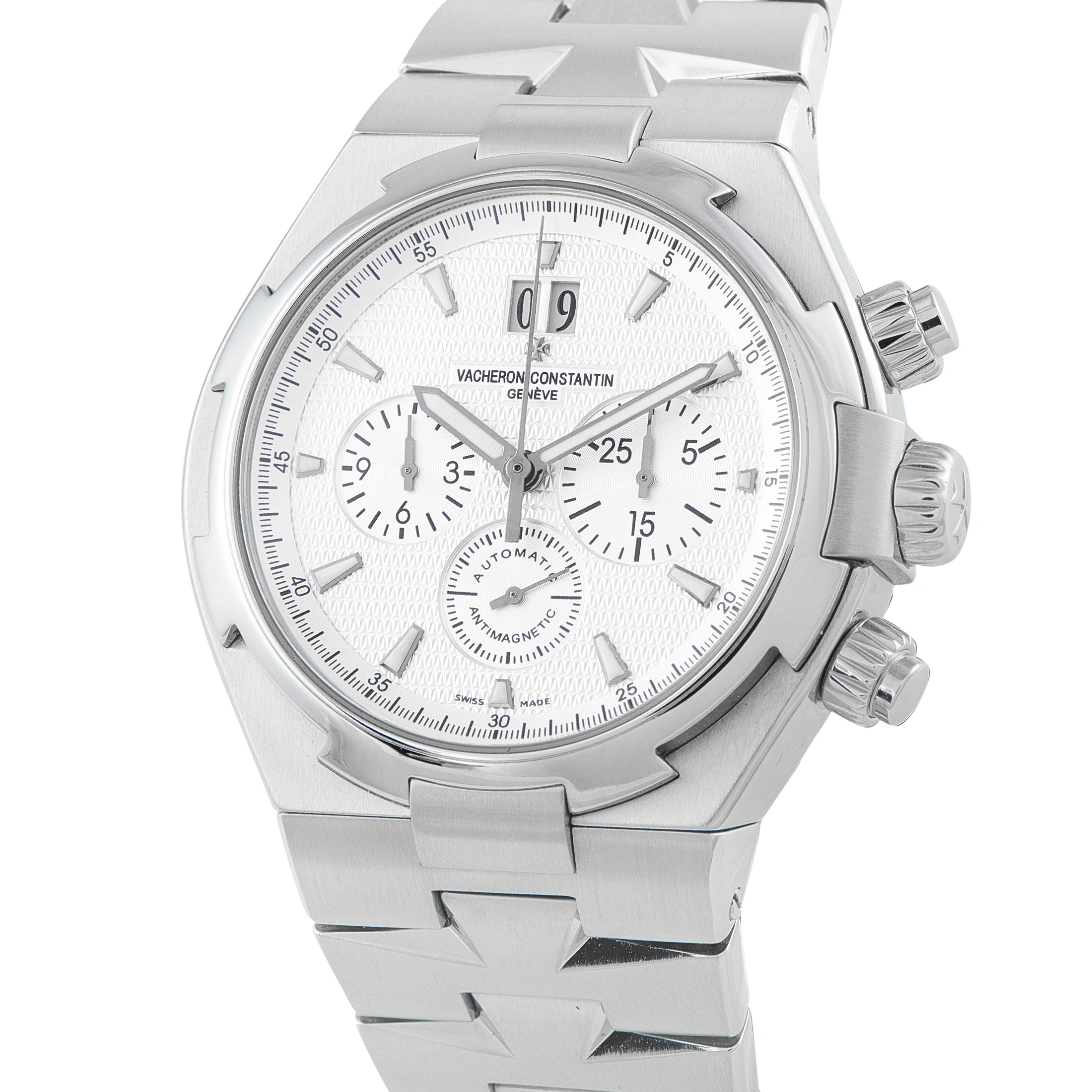 Vacheron Constantin Overseas Chronograph Steel Watch 49150/B01A- 9095 - Image 2