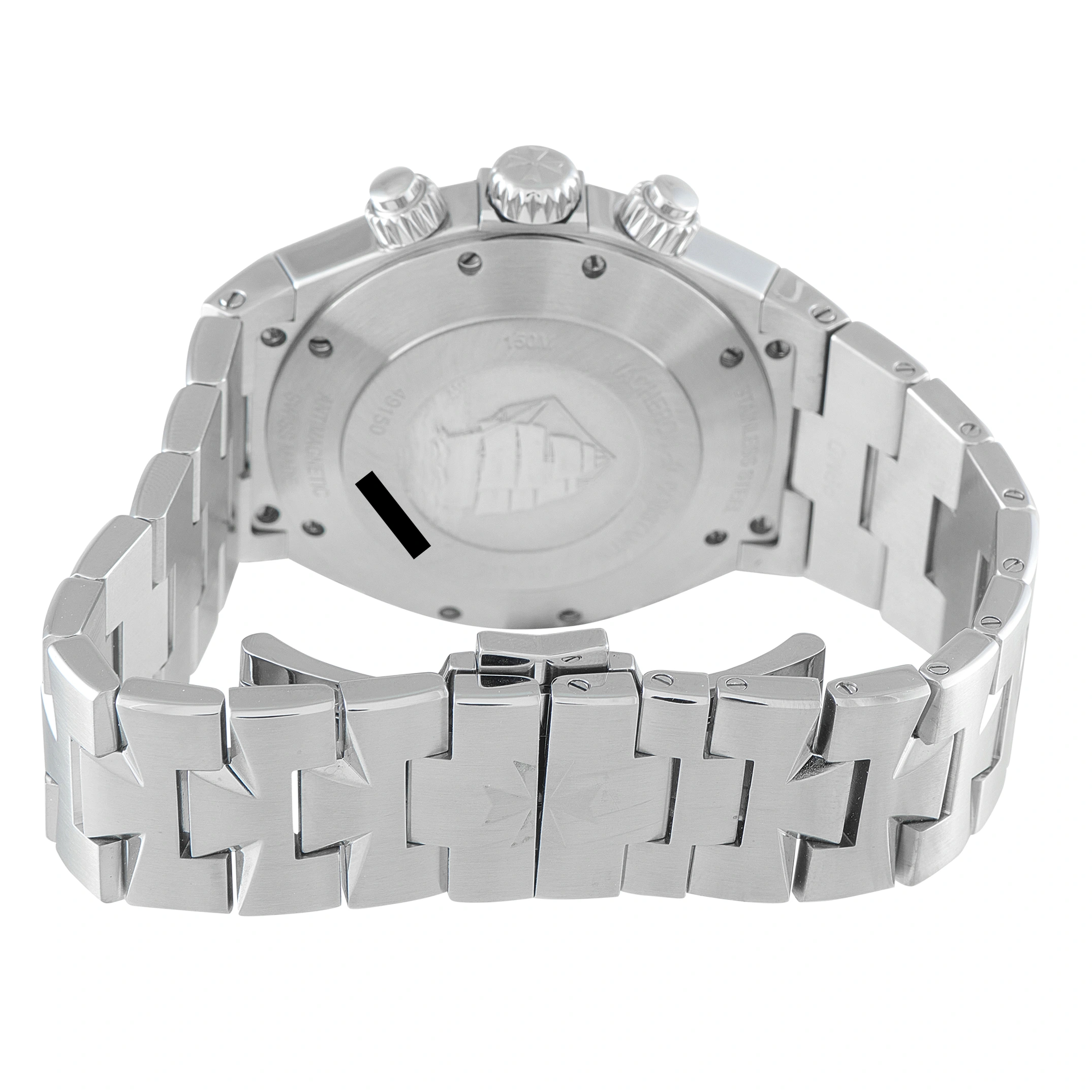 Vacheron Constantin Overseas Chronograph Steel Watch 49150/B01A- 9095 - Image 4