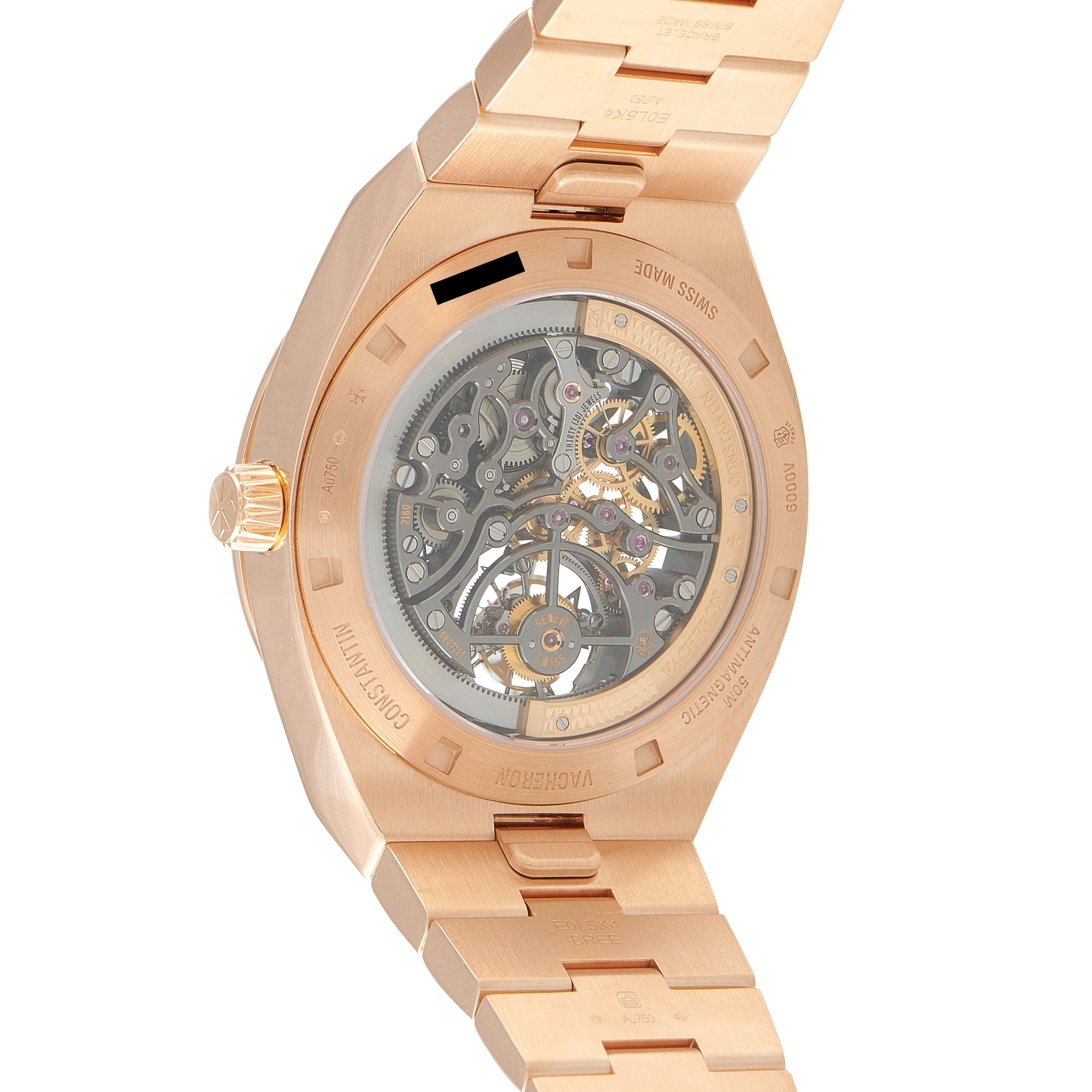 Vacheron Constantin Overseas Tourbillon Skeleton Rose Gold Watch 6000V/210R-B934 - Image 3