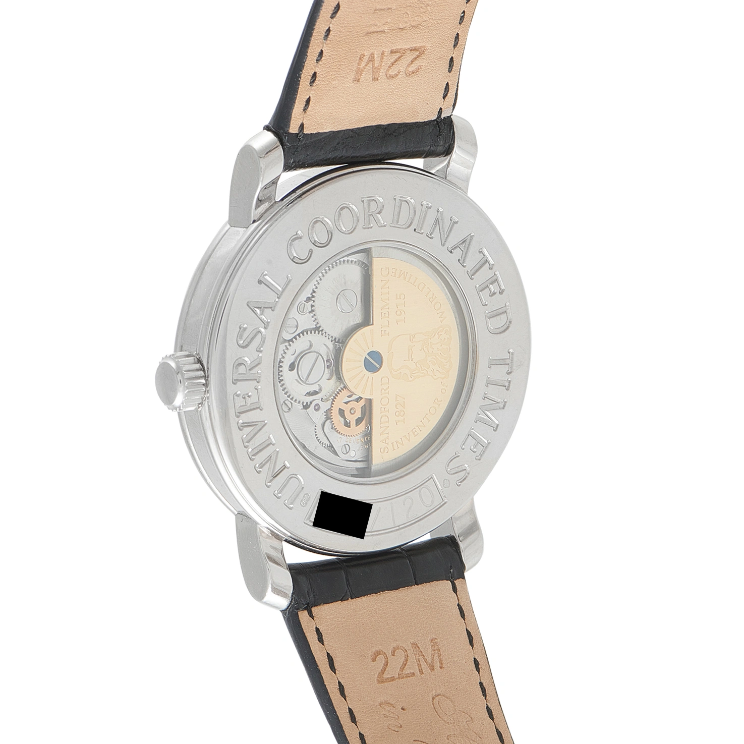 Andersen Geneve 1884 World Time Universal Coordinated Times White Gold Watch 1884 - Image 3
