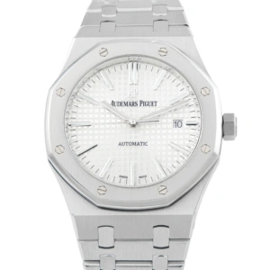 Audemars Piguet Royal Oak Silver Dial Steel Watch 15400