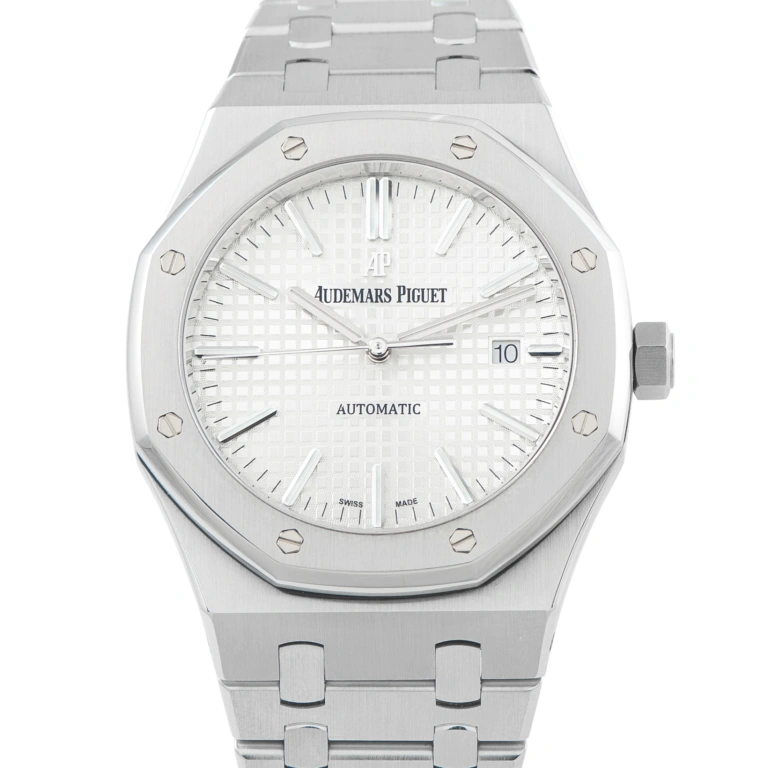 Audemars Piguet Royal Oak Silver Dial Steel Watch 15400