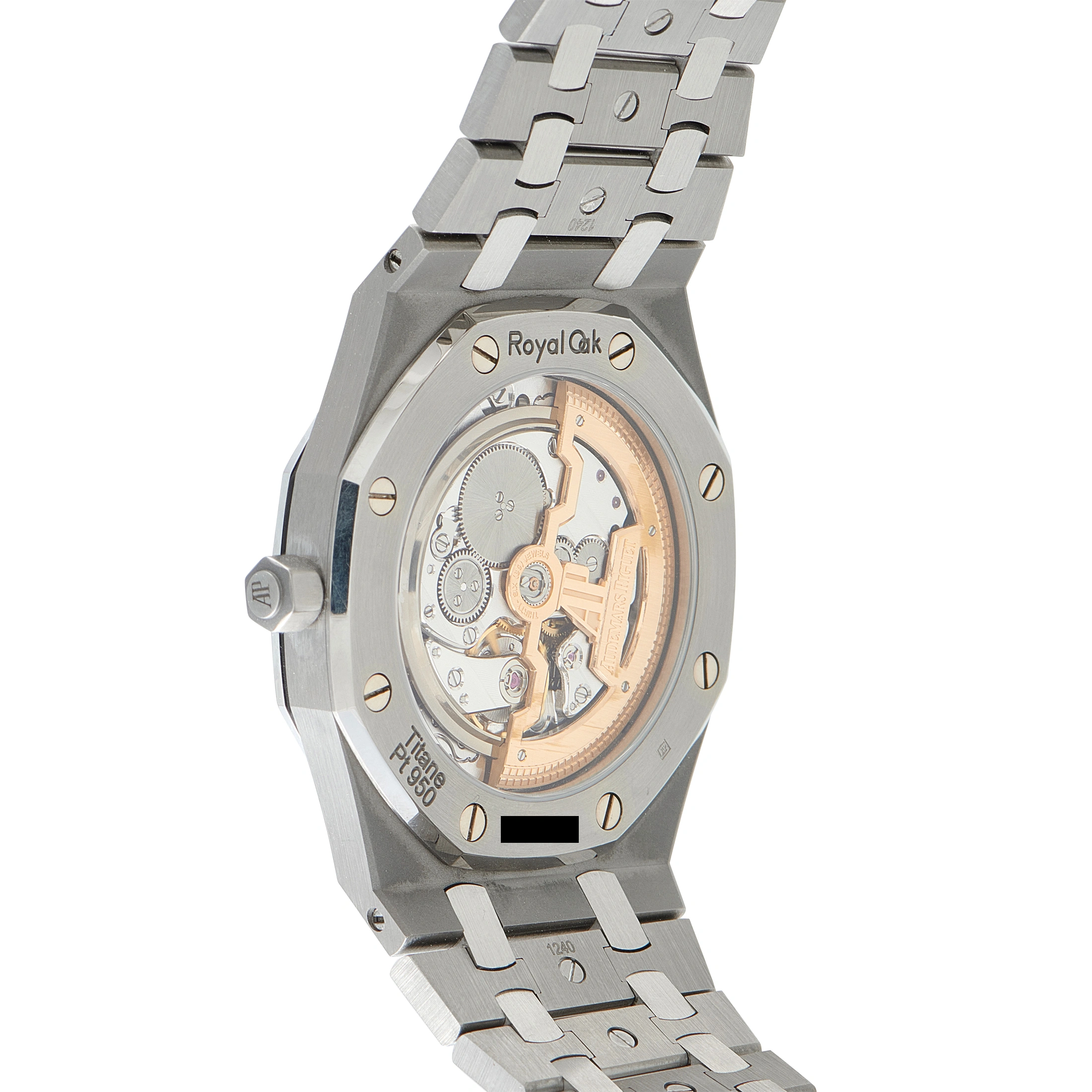 Audemars Piguet Royal Oak Jumbo Extra-Thin Platinum and Titanium Watch 15202IP.OO.1240IP.01 - Image 3