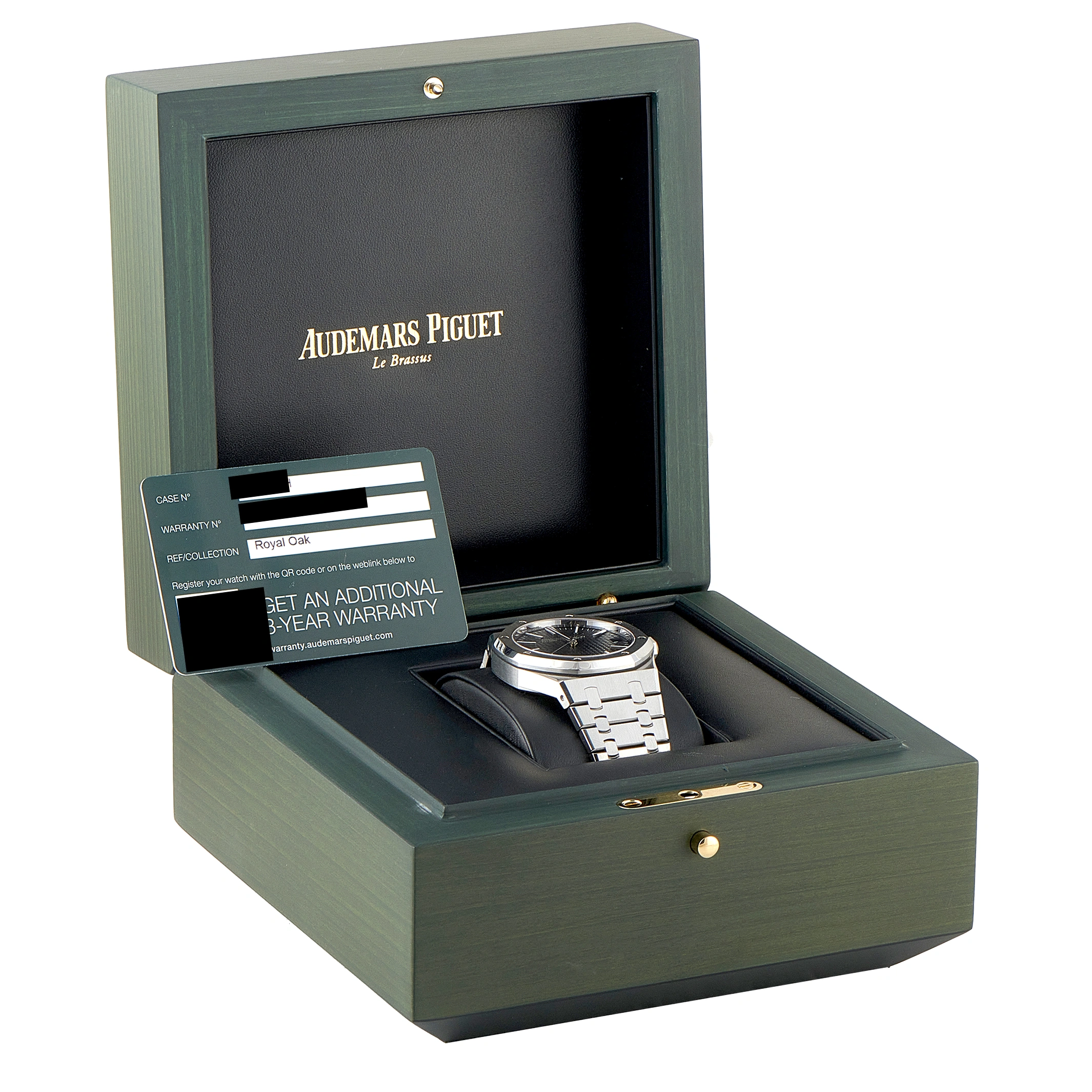 Audemars Piguet Royal Oak Black Dial Steel Watch 15510st.oo.1320st.07 - Image 5