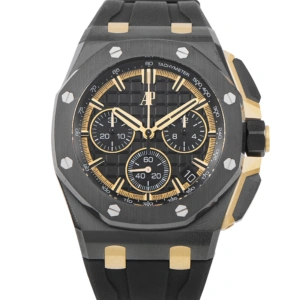 Audemars Piguet Royal Oak Offshore Black Ceramic and Yellow Gold Watch 26420CE.OO.A127CR.01