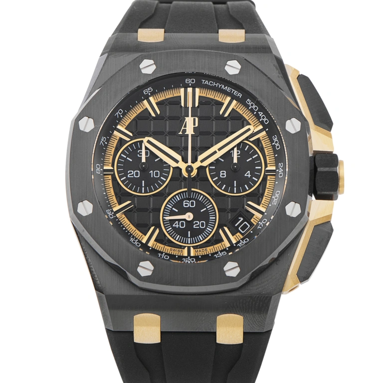 Audemars Piguet Royal Oak Offshore Black Ceramic and Yellow Gold Watch 26420CE.OO.A127CR.01