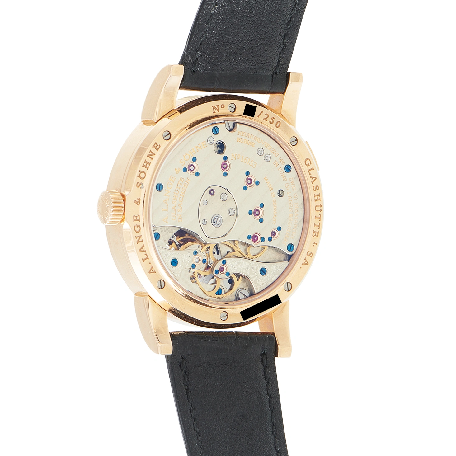 A. Lange & Sohne Lange 1 Tourbillon Rose Gold Watch 704.032 - Image 3