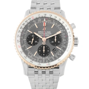 Breitling Navitimer B01 Chronograph 43 Steel and Red Gold Watch Ub0121211f1a1