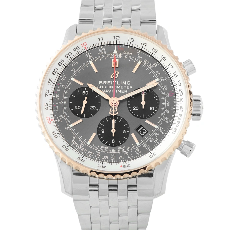 Breitling Navitimer B01 Chronograph 43 Steel and Red Gold Watch Ub0121211f1a1