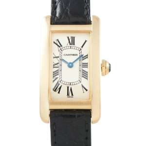 Cartier Tank Américaine Small Model Yellow Gold Watch 1710