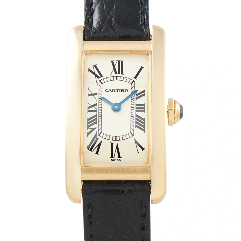 Cartier Tank Américaine Small Model Yellow Gold Watch 1710