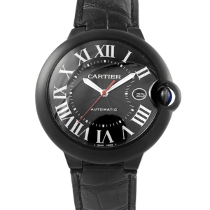 Cartier Ballon Bleu Black ADLC Steel Watch WSBB0015
