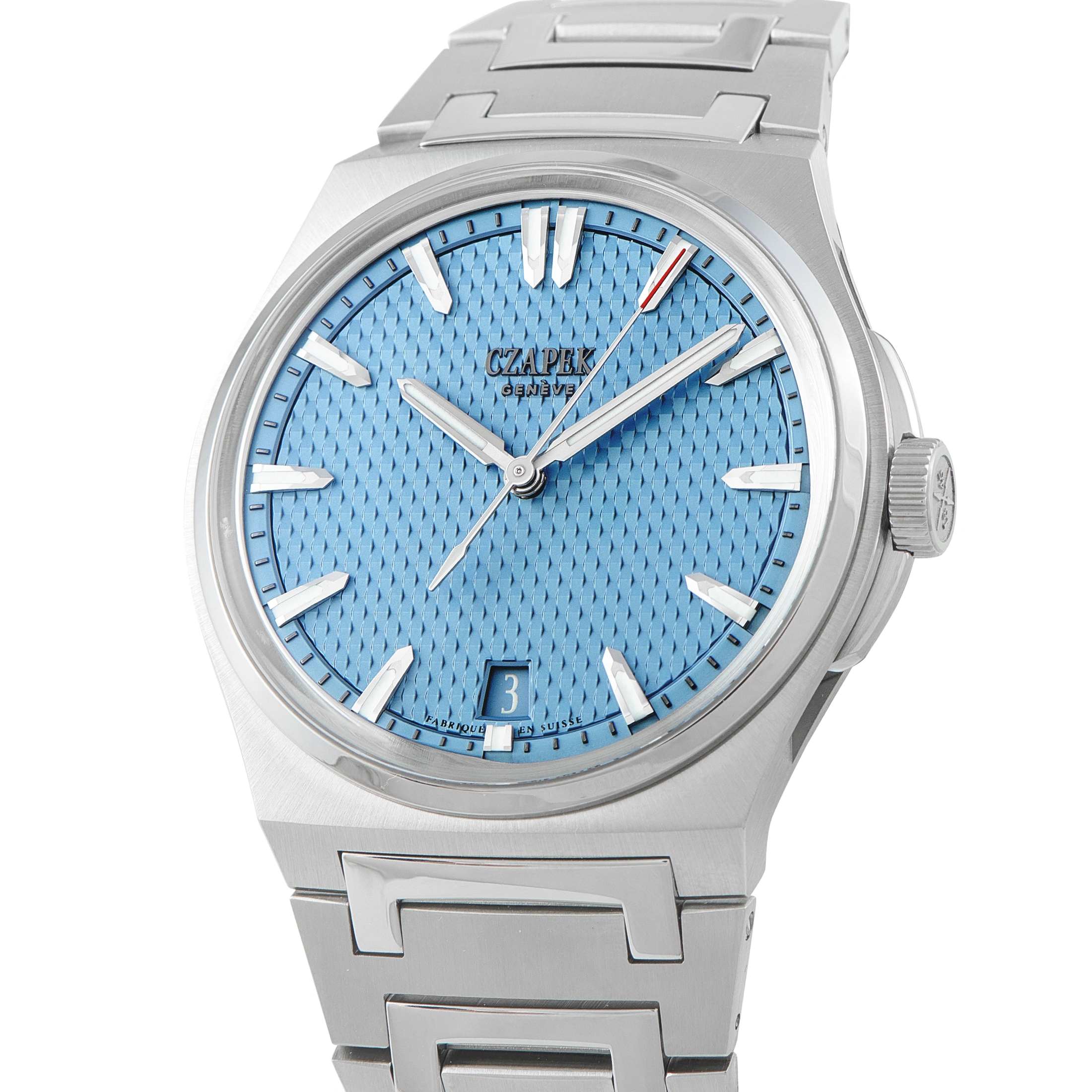 Czapek Antarctique Passage de Drake Glacier Blue Steel Watch 1532-II-RT-P/S - Image 2