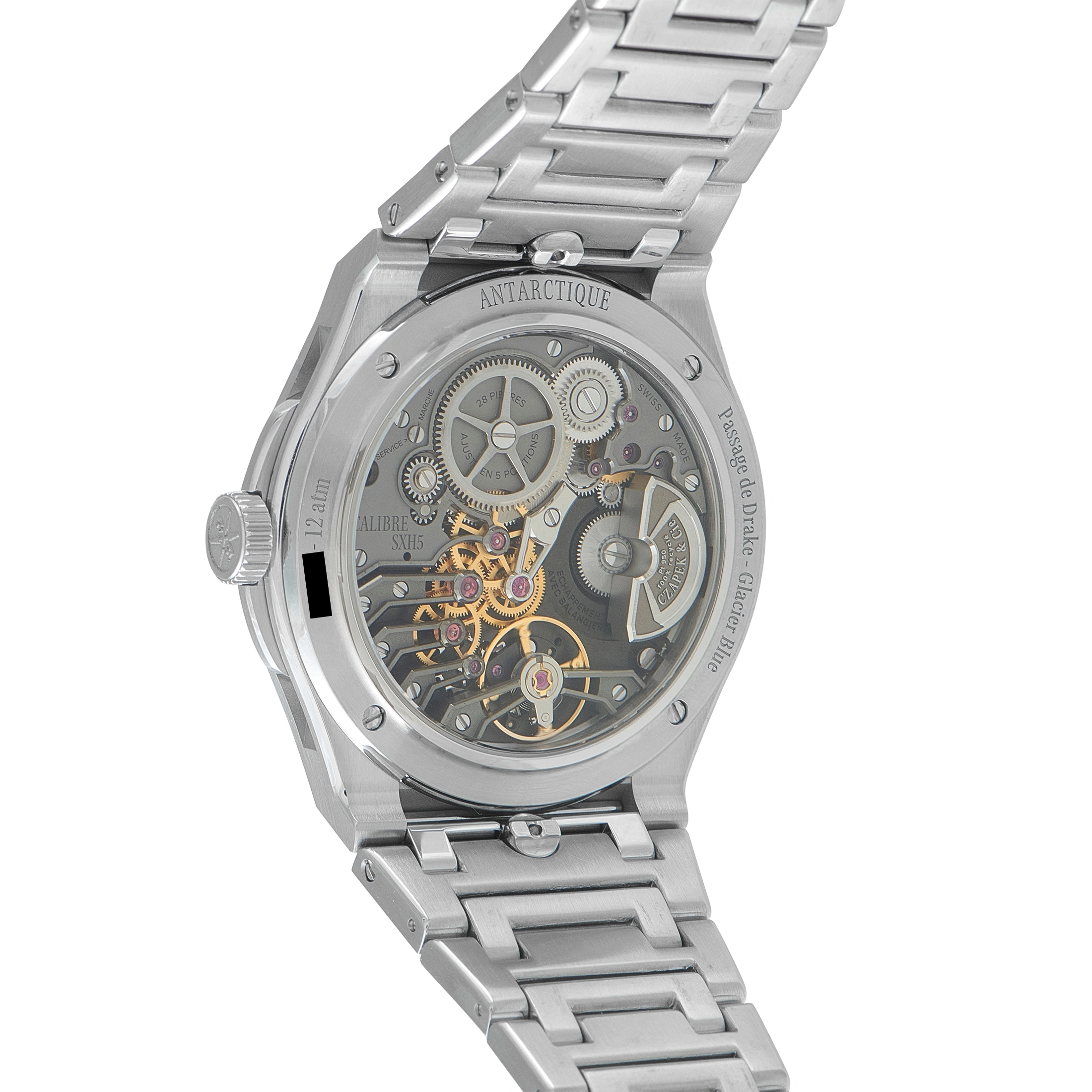 Czapek Antarctique Passage de Drake Glacier Blue Steel Watch 1532-II-RT-P/S - Image 3