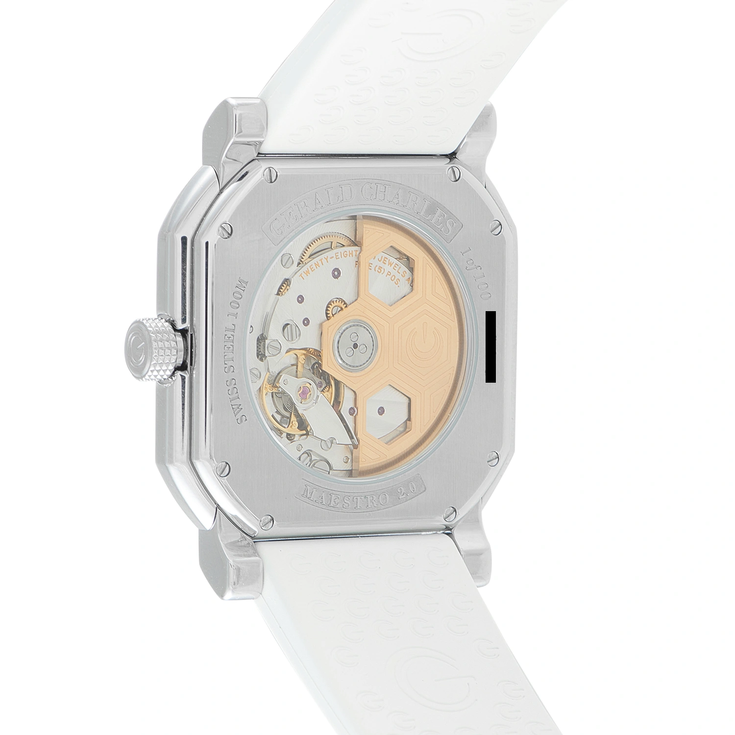 Gerald Charles Maestro 2.0 Meteorite Silver Limited Edition Watch GC2.0-SSPS-MT04-RSVC_DLE-1 - Image 3