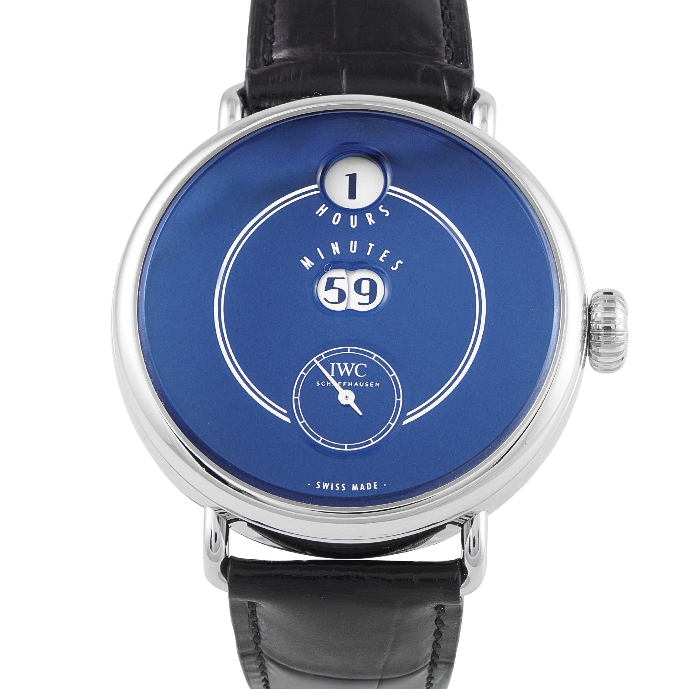 IWC Portugieser Tribute to Pallweber Edition 150 Years Steel Watch IW505003