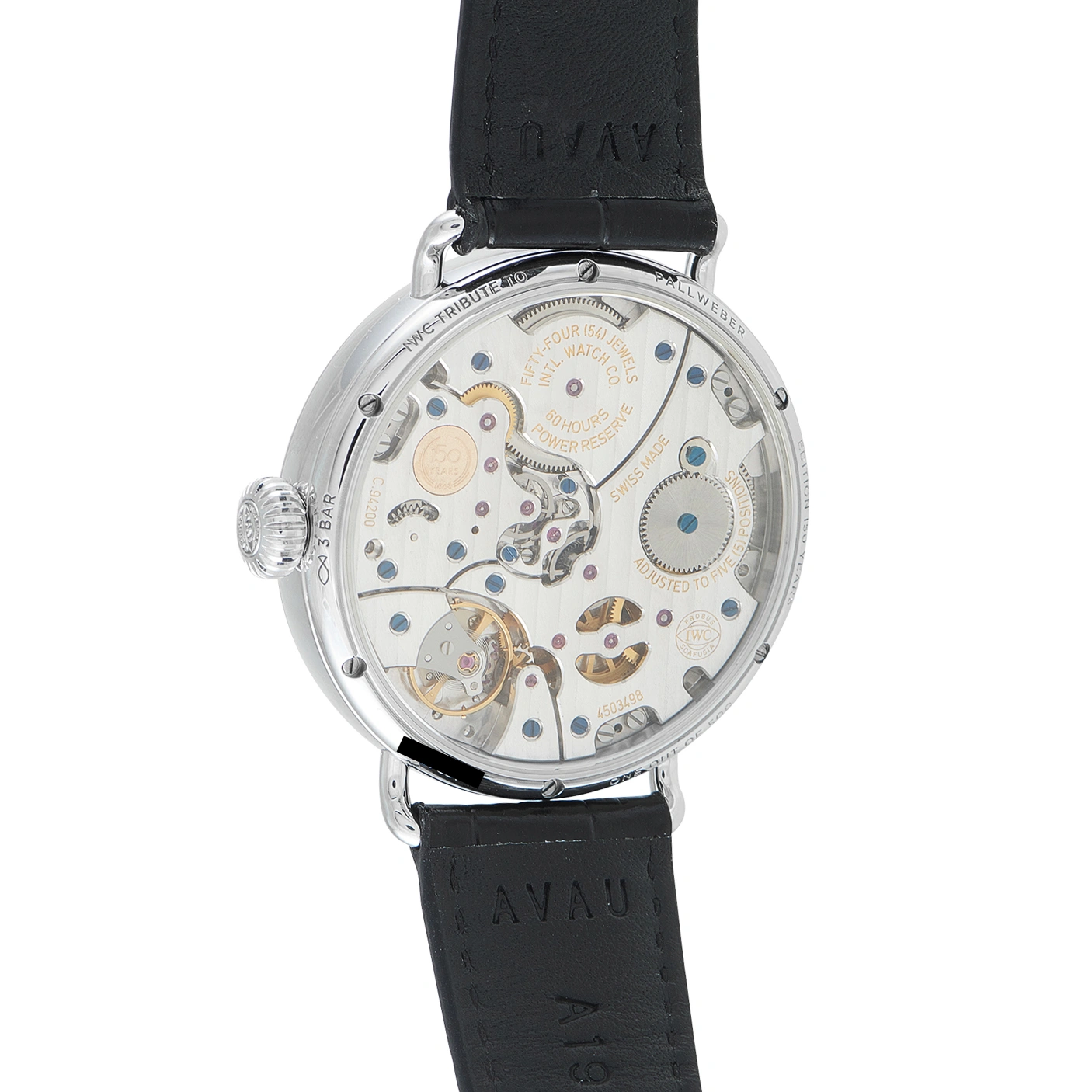 IWC Portugieser Tribute to Pallweber Edition 150 Years Steel Watch IW505003 - Image 3