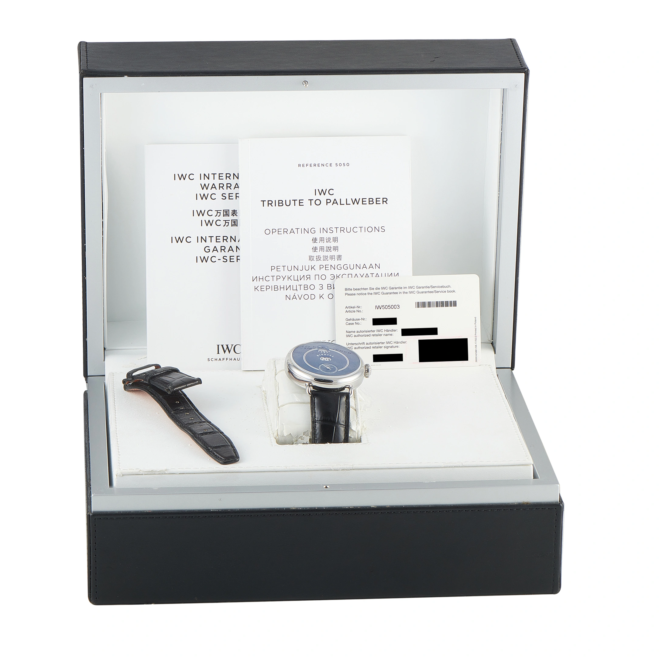 IWC Portugieser Tribute to Pallweber Edition 150 Years Steel Watch IW505003 - Image 5