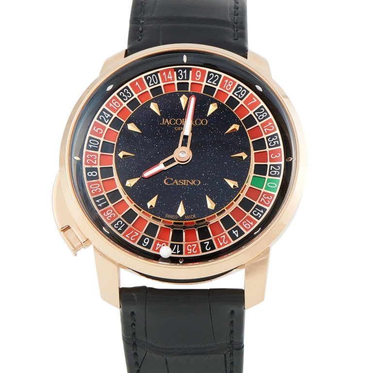 Jacob & Co. Casino Rose Gold Watch CA100.40.AA.AC.ABALA