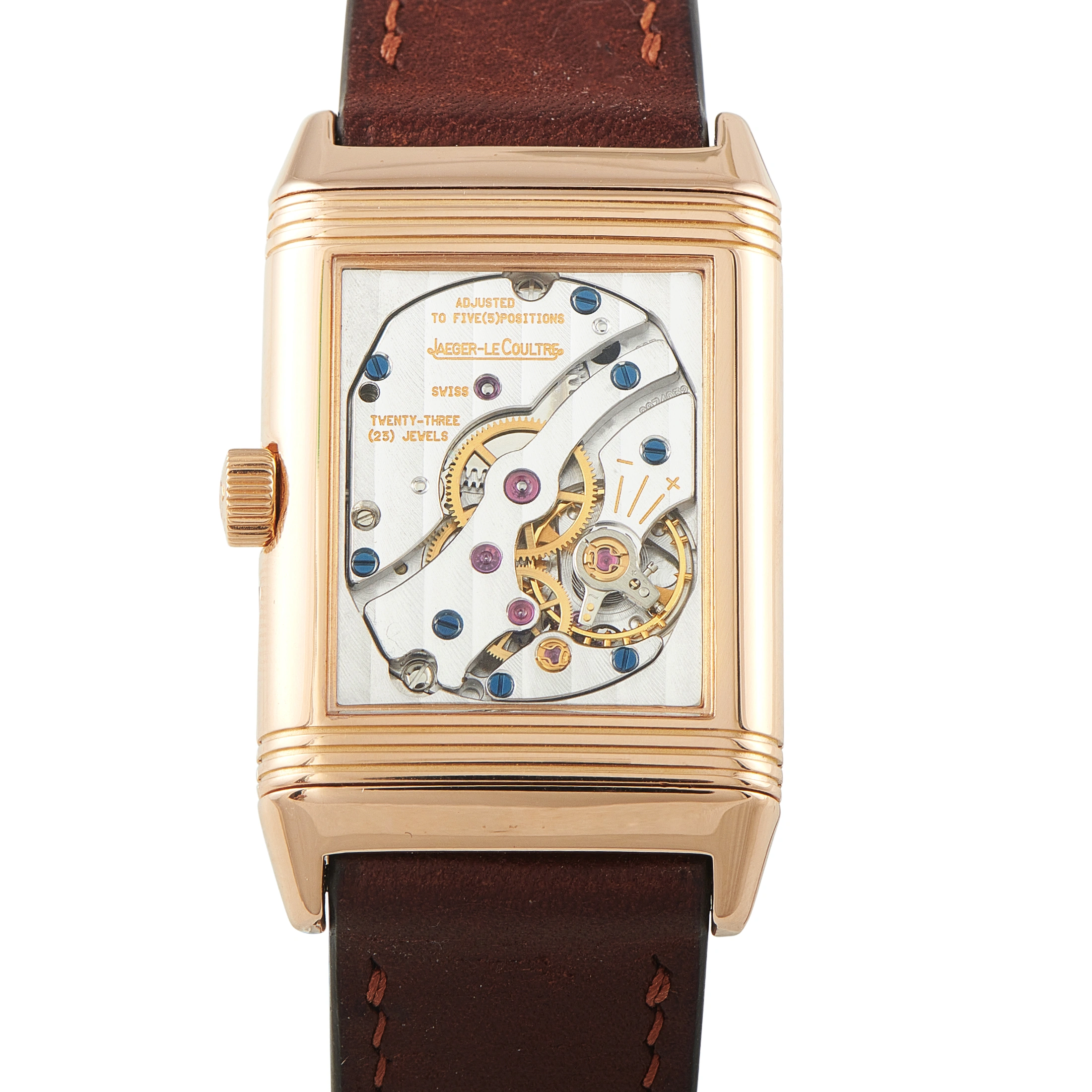 Jaeger-LeCoultre Reverso Grande Taille Sun Moon Rose Gold Watch 270.2.63 - Image 2